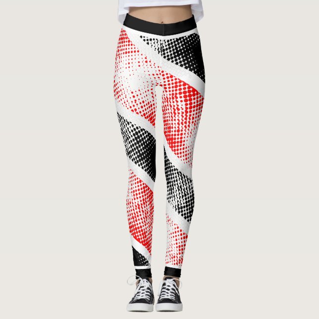 Trinidad och Tobago Flagga Leggings (Framsida)