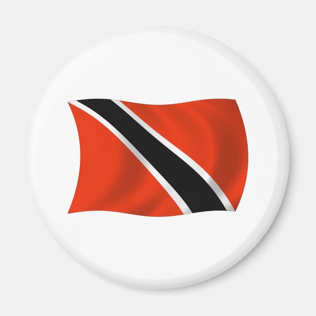 Trinidad och Tobago Flagga Magnet (Framsidan)