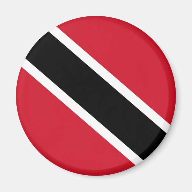 Trinidad och Tobago flagga Magnet (Framsidan)