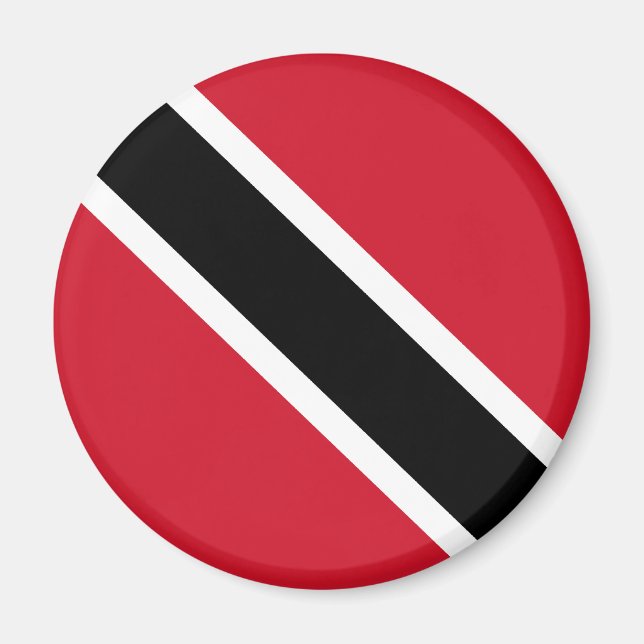Trinidad och Tobago Flagga Magnet (Framsidan)