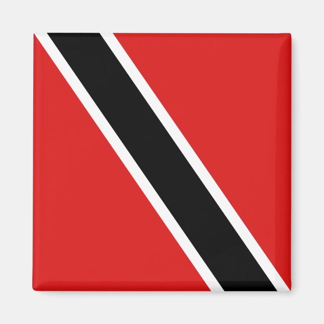 Trinidad och Tobago Flagga Magnet (Framsidan)