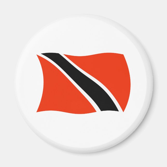 Trinidad och Tobago Flagga Magnet (Framsidan)