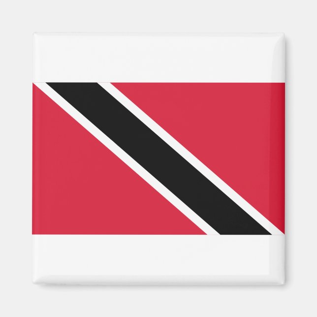 Trinidad och Tobago Flagga Magnet (Framsidan)