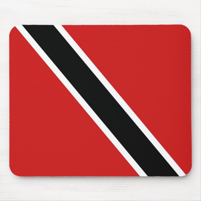 Trinidad och Tobago Flagga Mousepad Musmatta (Framsidan)