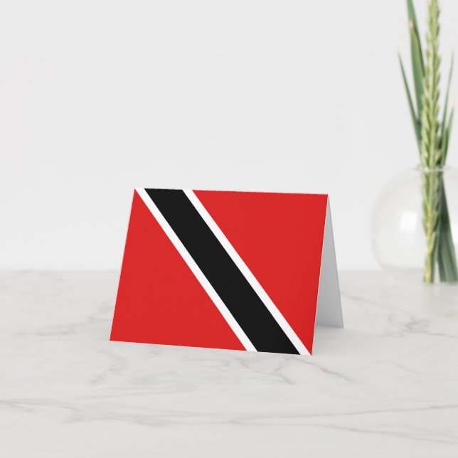 Trinidad och Tobago Flagga Notecard Kort (Framsida)