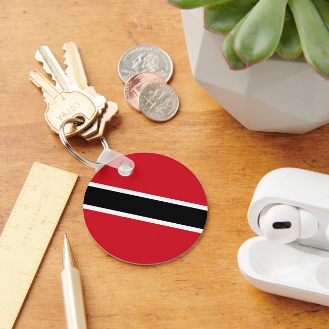 Trinidad och Tobago flagga Nyckelring (Skrivbord)
