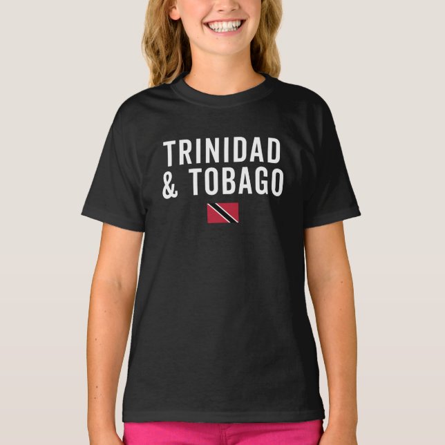 Trinidad och Tobago Flagga Patriotic Flagga T Shirt (Framsida)
