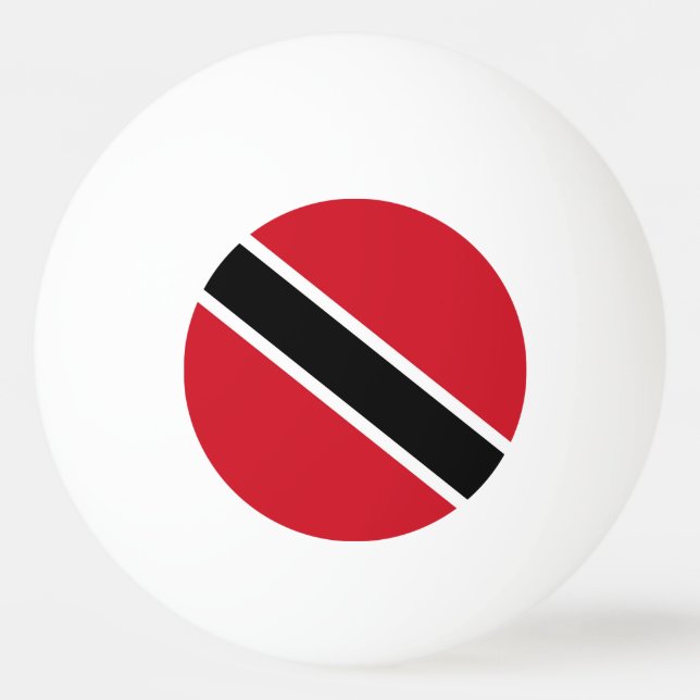 Trinidad och Tobago flagga Pingisboll (Framsidan)