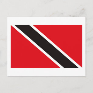 Trinidad och Tobago Flagga Postcard Vykort