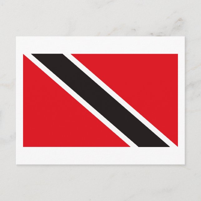 Trinidad och Tobago Flagga Postcard Vykort (Framsida)