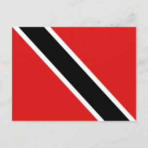 Trinidad och Tobago Flagga Postcard Vykort