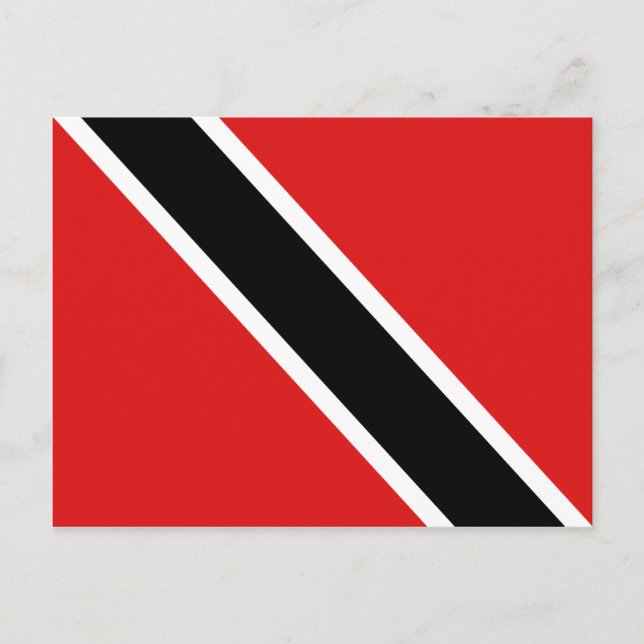 Trinidad och Tobago Flagga Postcard Vykort (Framsida)