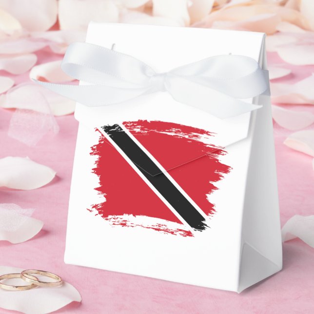 Trinidad och Tobago flagga Presentaskar (Bröllop)