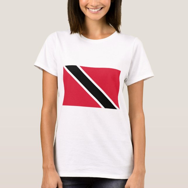 Trinidad och Tobago Flagga T Shirt (Framsida)
