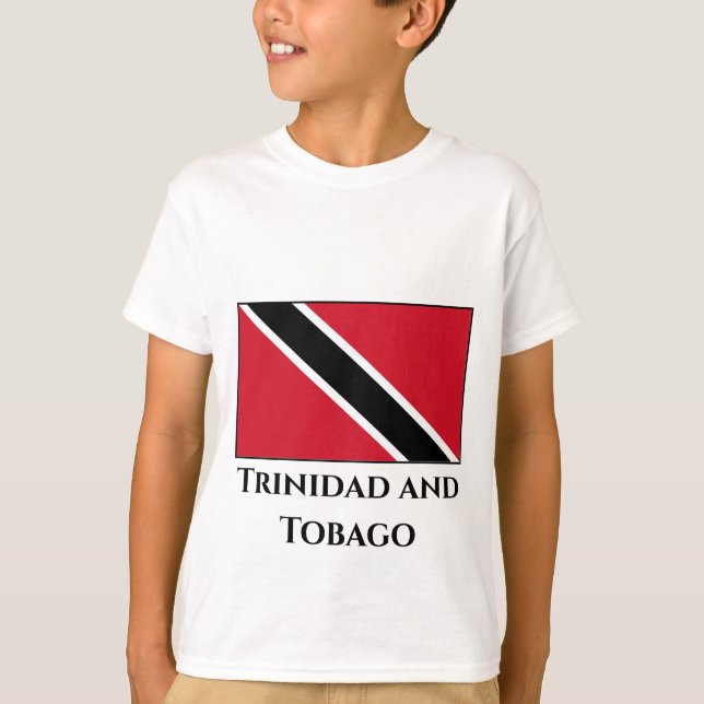 Trinidad och Tobago Flagga T Shirt (Framsida)