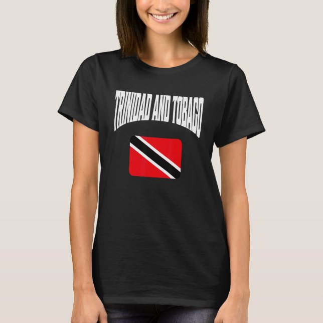 Trinidad och Tobago Flagga T Shirt (Framsida)