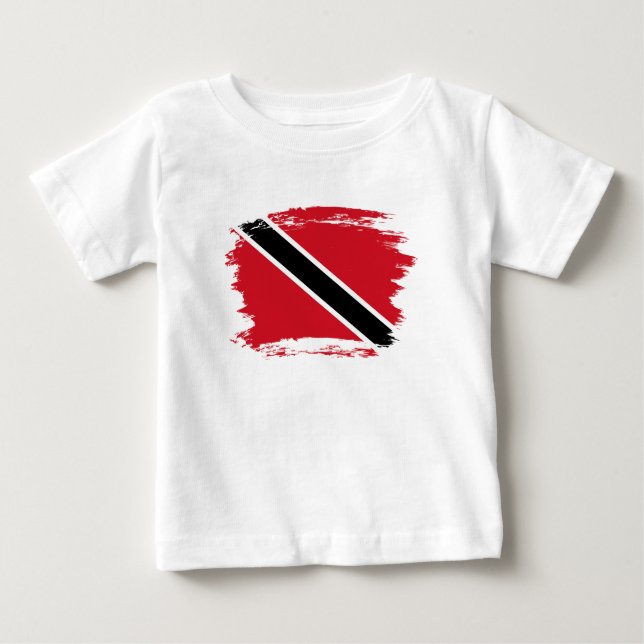 Trinidad och Tobago flagga T Shirt (Framsida)