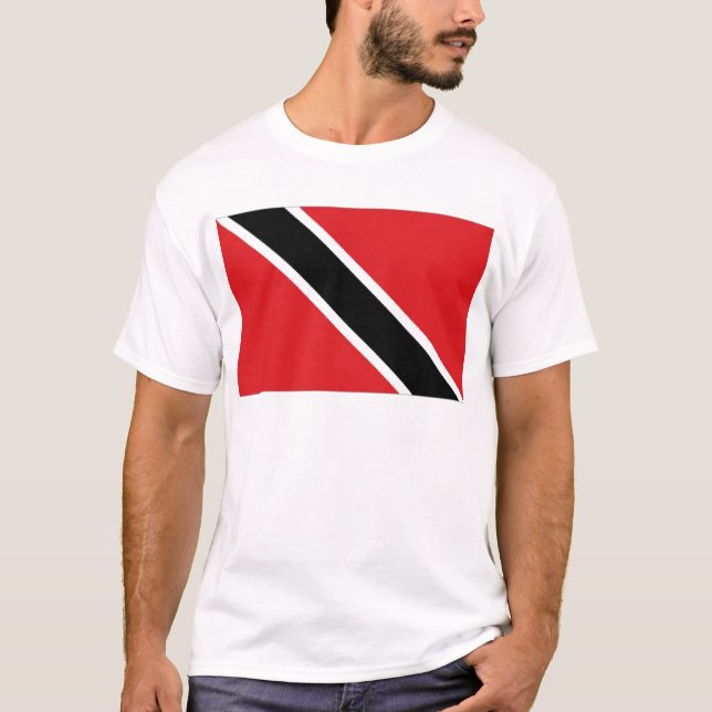 Trinidad och Tobago Flagga Tee (Framsida)