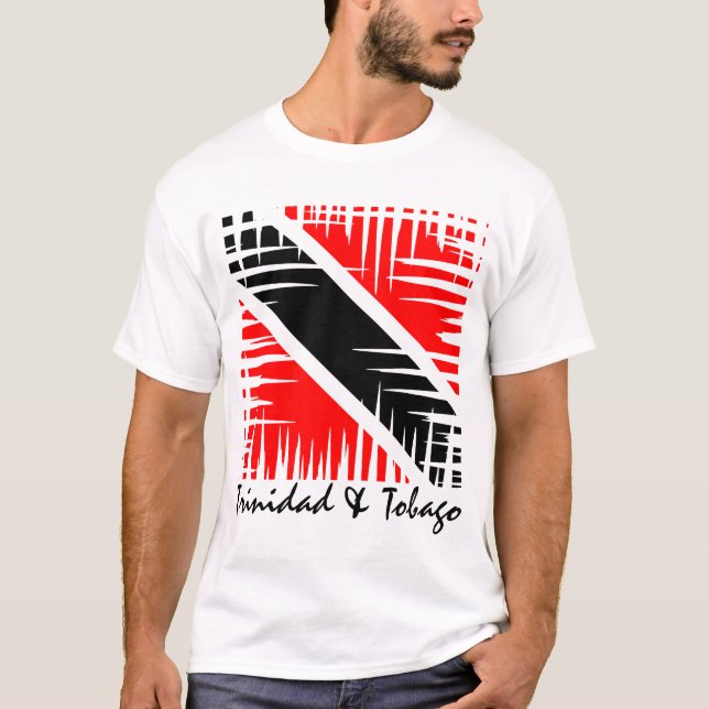 Trinidad och Tobago flagga Tee (Framsida)