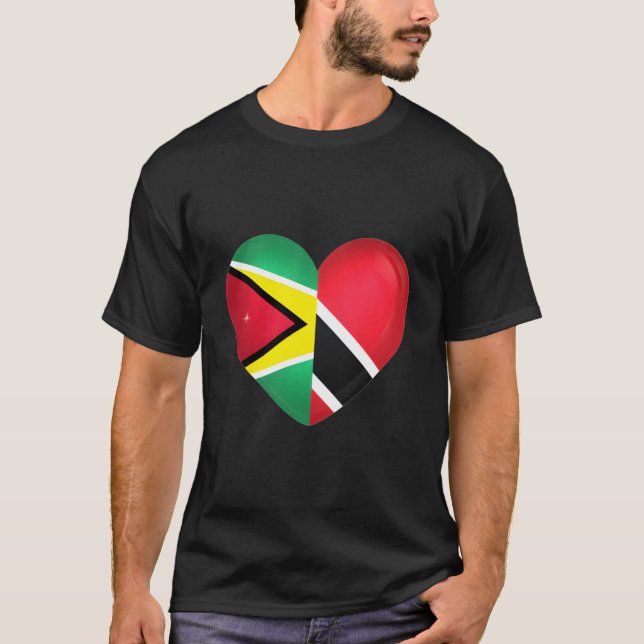 Trinidad och Tobago Flagga Trini Guyana Guyanese F T Shirt (Framsida)