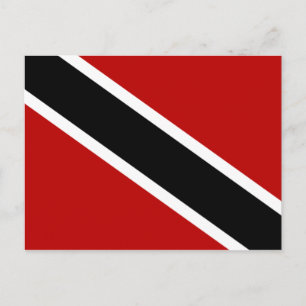 Trinidad och Tobago Flagga Vykort