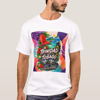 Trinidad och Tobago Goda Vibrationer Har en Adress T Shirt
