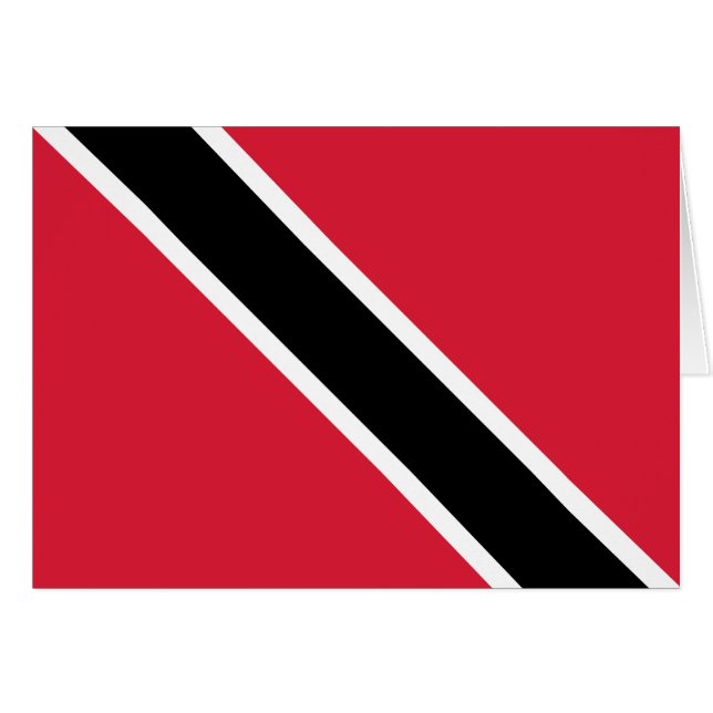 Trinidad och Tobago Hälsningskort (Framsidan Horizontal)