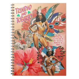 Trinidad och Tobago Iconic Carnival Art Anteckningsbok