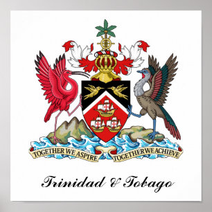 Trinidad och Tobago Jackar av Arm Poster