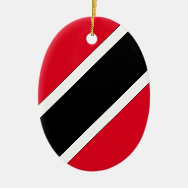 Trinidad och Tobago Julgransprydnad Keramik (Framsidan)