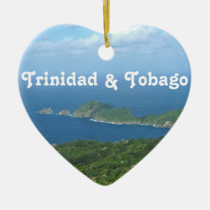 Trinidad och Tobago Julgransprydnad Keramik
