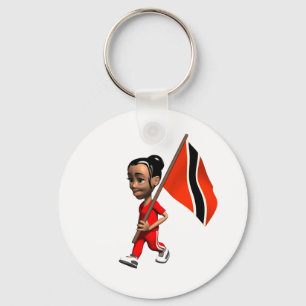 Trinidad och Tobago Keychain Nyckelring
