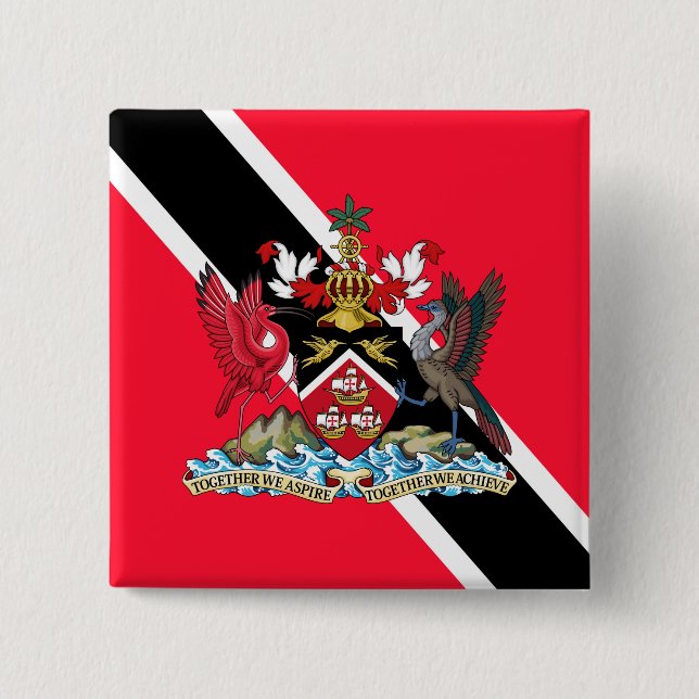 Trinidad och Tobago Knapp (Framsida)