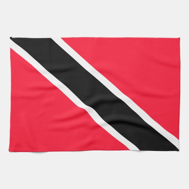 Trinidad och Tobago Kökshandduk (Horisontell)