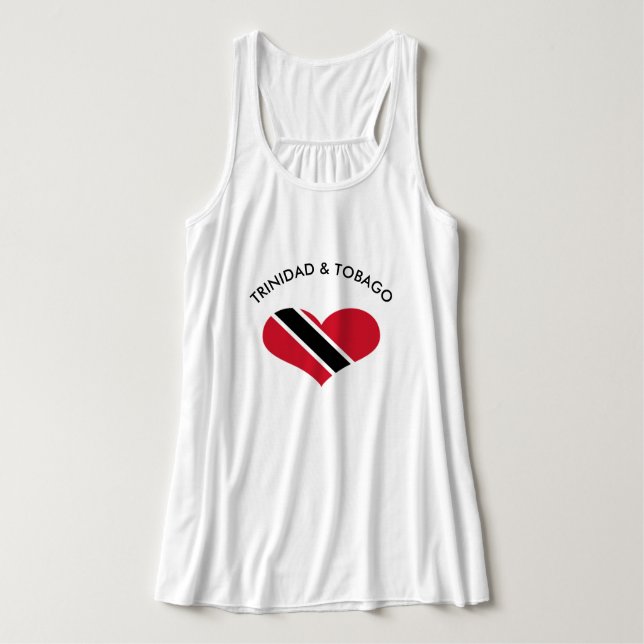 Trinidad och Tobago Linne Med Racerback (Design framsida)