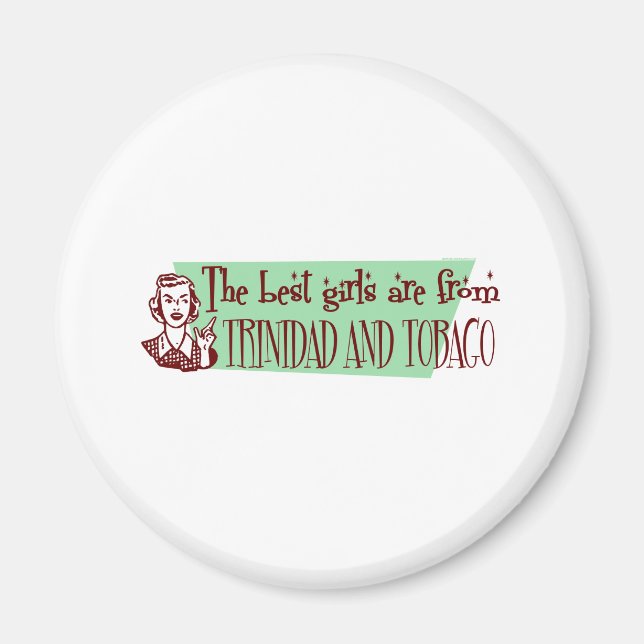 TRINIDAD OCH TOBAGO MAGNET (Framsidan)