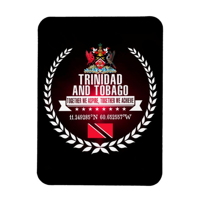 Trinidad och Tobago Magnet (Vertikal)