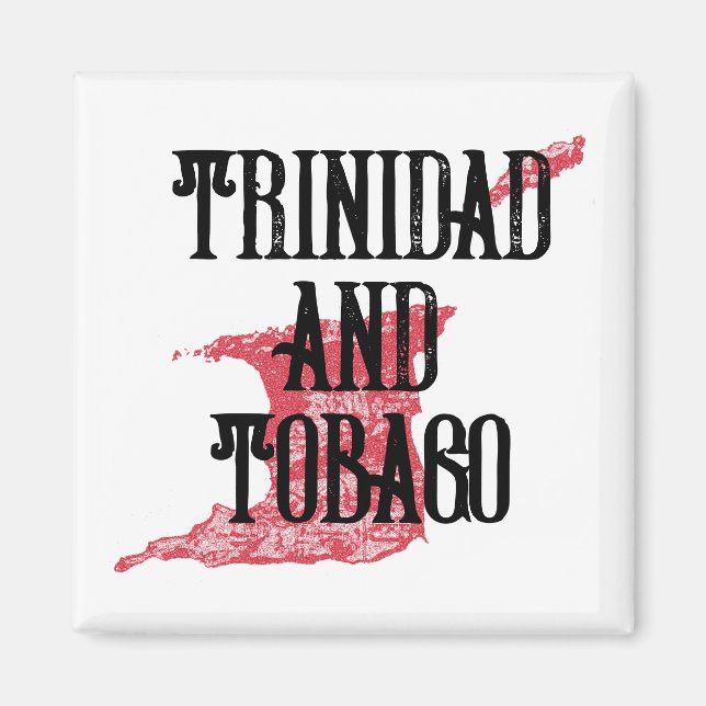 Trinidad och Tobago Magnet (Framsidan)
