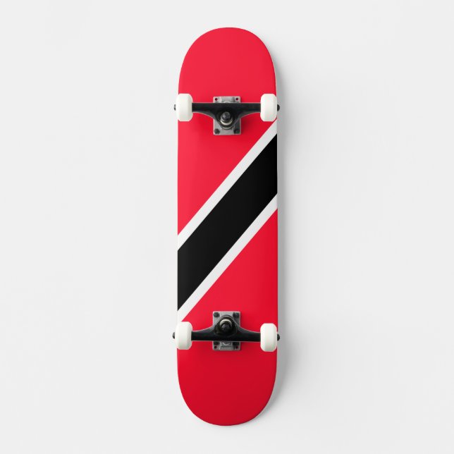 Trinidad och Tobago Mini Skateboard Bräda 18,5 Cm (Framsida)