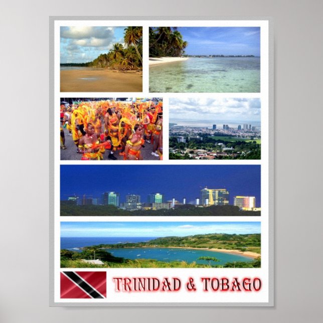 Trinidad och Tobago - Mosaic - Poster (Framsidan)