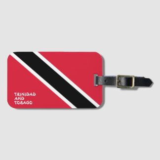Trinidad och Tobago National Flagga Patriotic Bagagebricka
