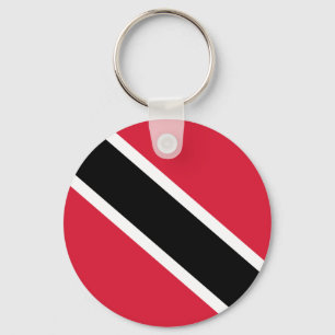 Trinidad och Tobago National World Flagga Nyckelring