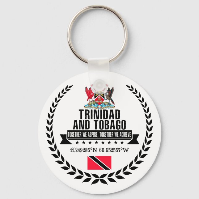Trinidad och Tobago Nyckelring (Framsida)