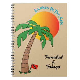 Trinidad och Tobago öar i solen Anteckningsbok