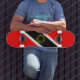 Trinidad och Tobago Old School Skateboard Bräda 18 Cm (Outdoor 3)