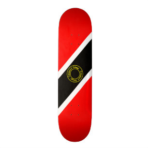 Trinidad och Tobago Old School Skateboard Bräda 18 Cm