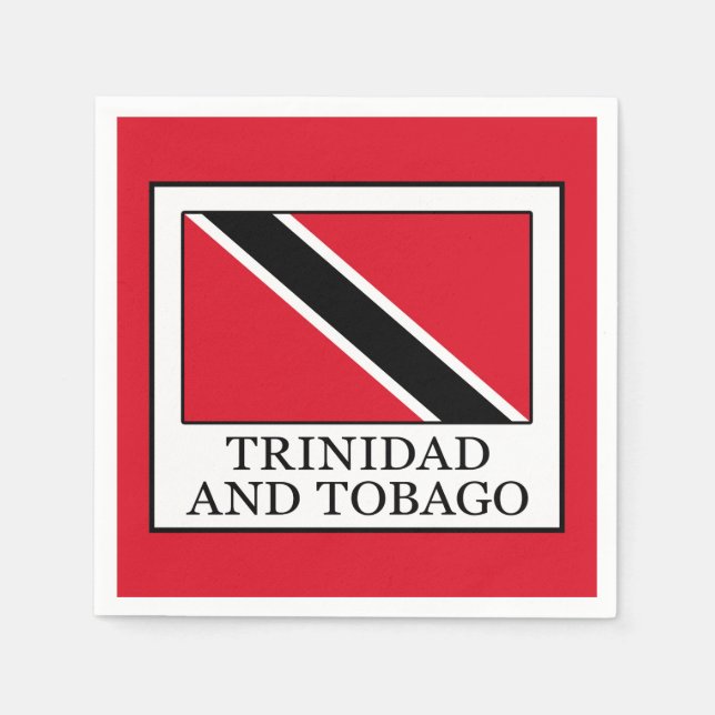 Trinidad och Tobago Pappersservett (Framsidan)
