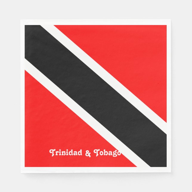 Trinidad och Tobago Pappersservett (Framsidan)
