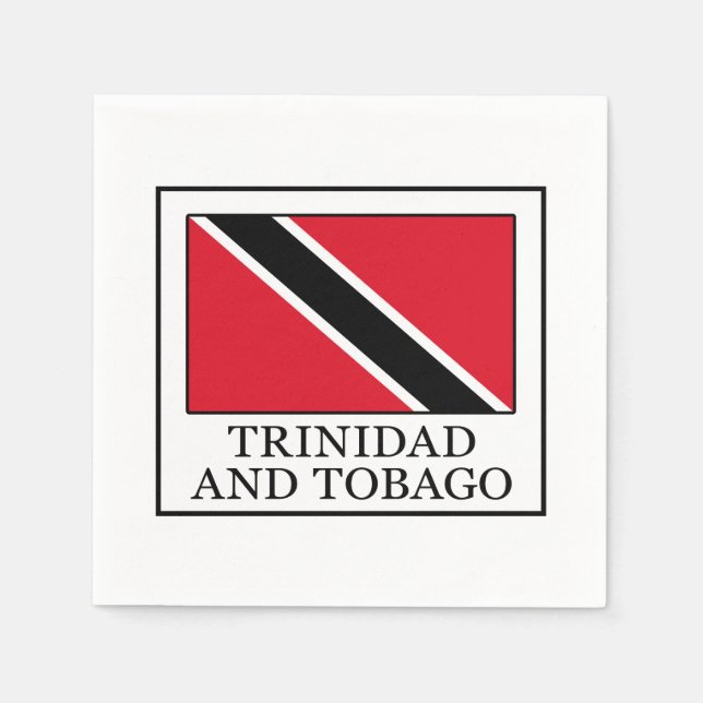Trinidad och Tobago Pappersservett (Framsidan)