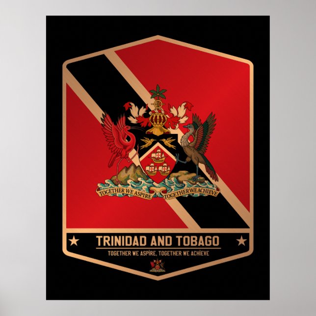 Trinidad och Tobago Poster (Framsidan)